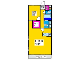 コ－ポ山内の物件間取画像